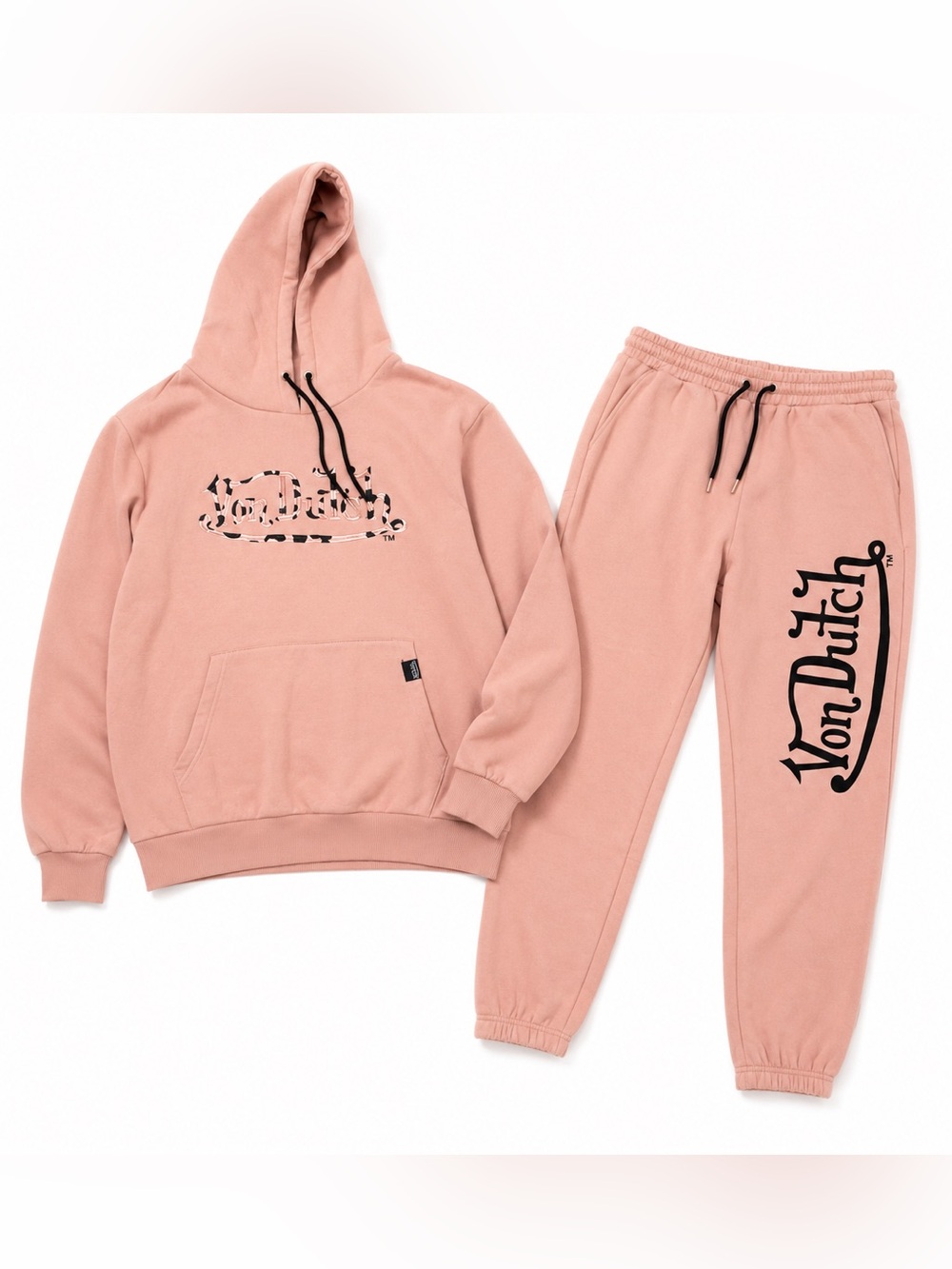 Von Dutch Pink Matching Tracksuit Set – Size Medium